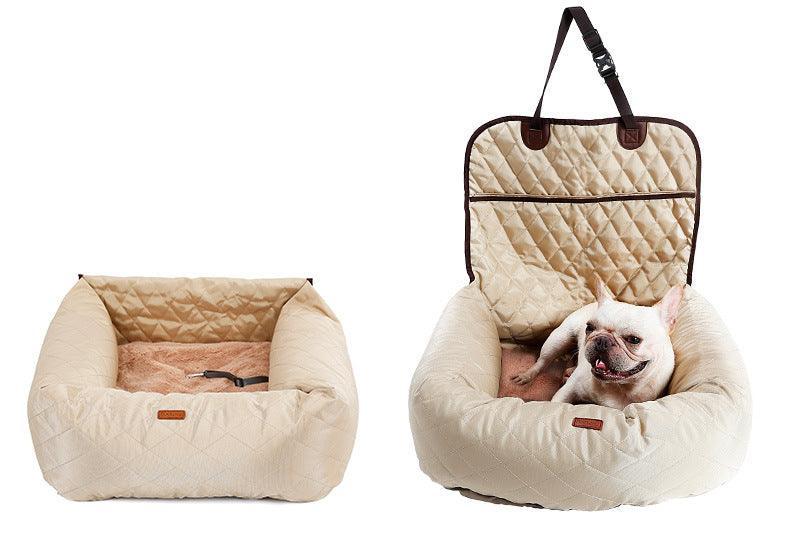 2-In-1 Pet Travel Bed: Portable And Versatile Dog Carrier And Car Seat